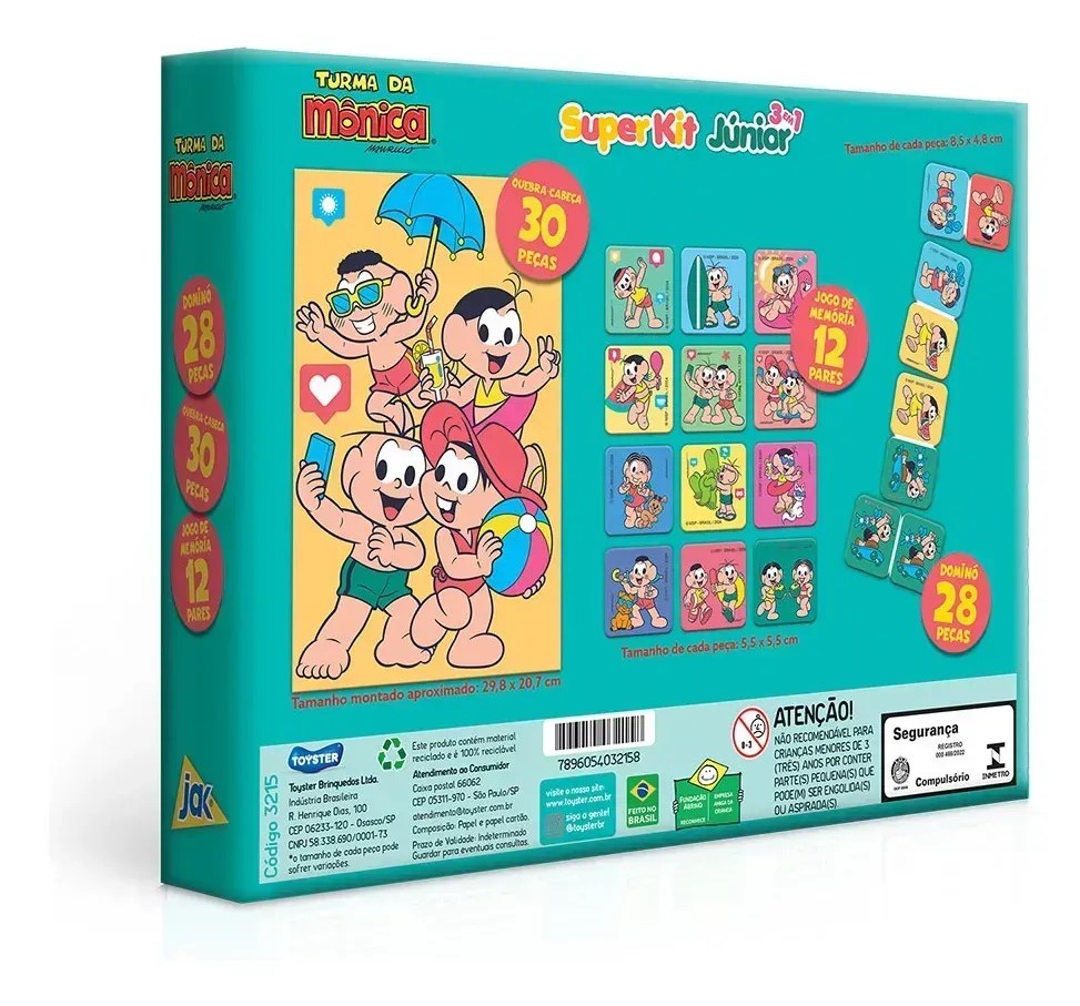 Kit Turma da Mônica - Toyster