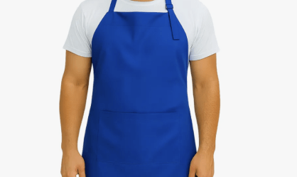 Avental azul