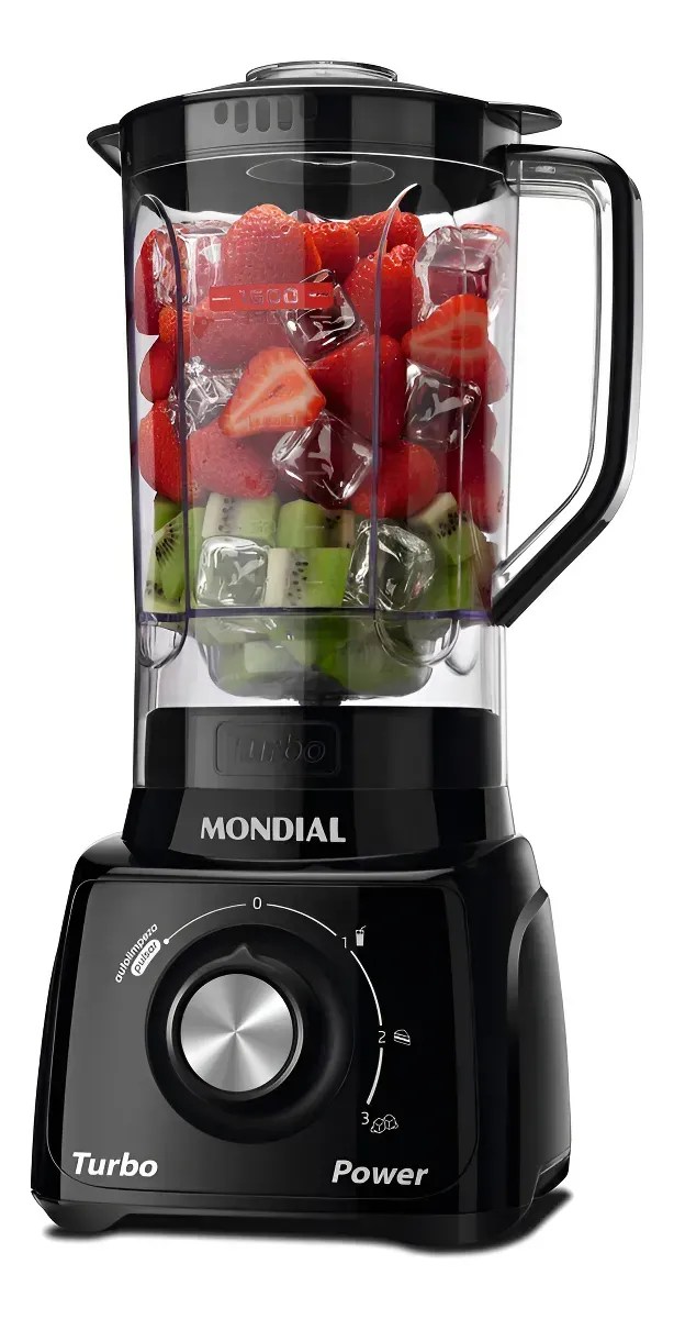 Liquidificador Turbo Power Mondial 550W - 53% Off