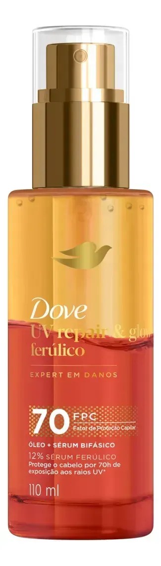 Dove Óleo e Sérum Bifásico UV Repair &amp; Glow + Ferúlico