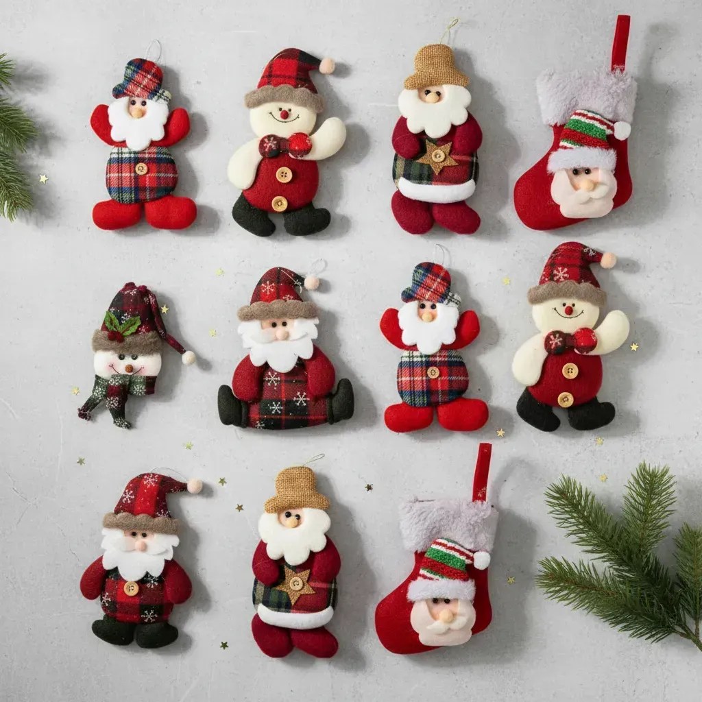 Kit 10 Pendentes Natalinos