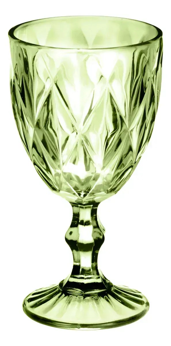 Jogo 6 Taças Verde
