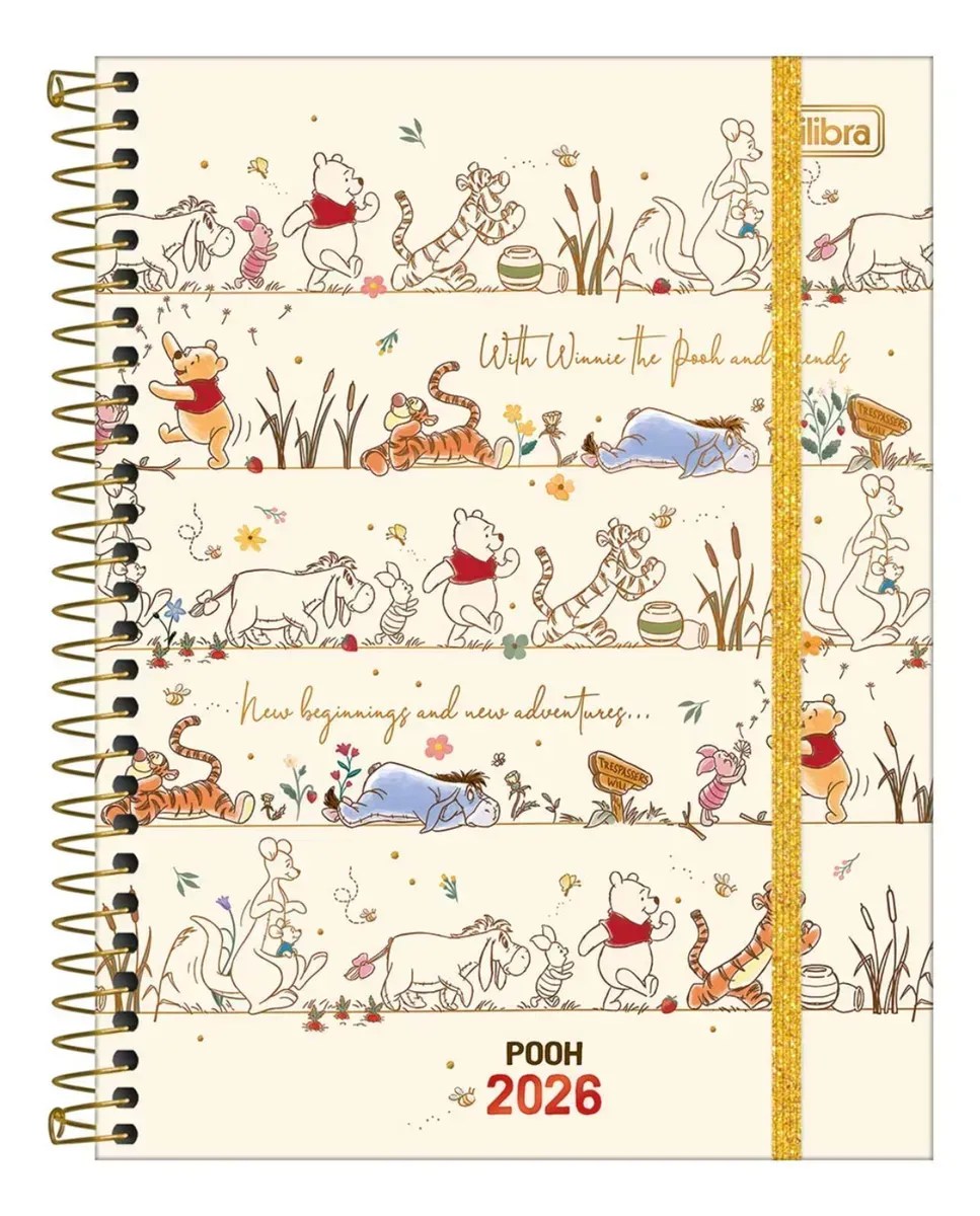 Planner Ursinho Pooh Tilibra