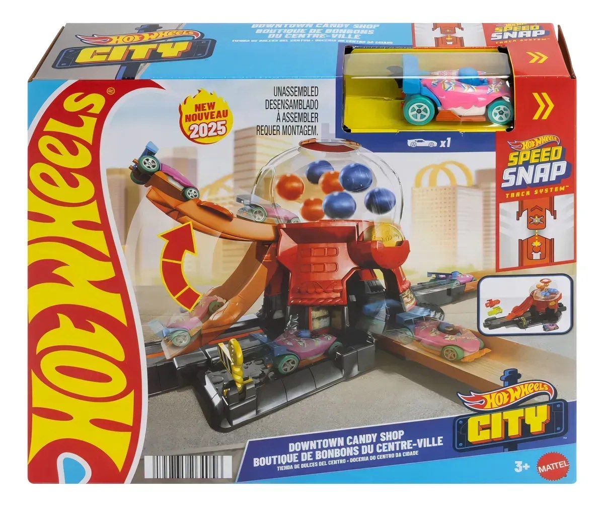 Trilha Loja de Doces Hot Wheels - Mattel