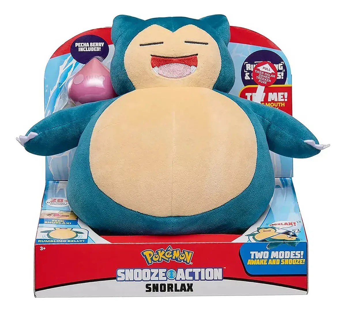 Pelúcia Snorlax Pokemon - Sunny Brinquedos