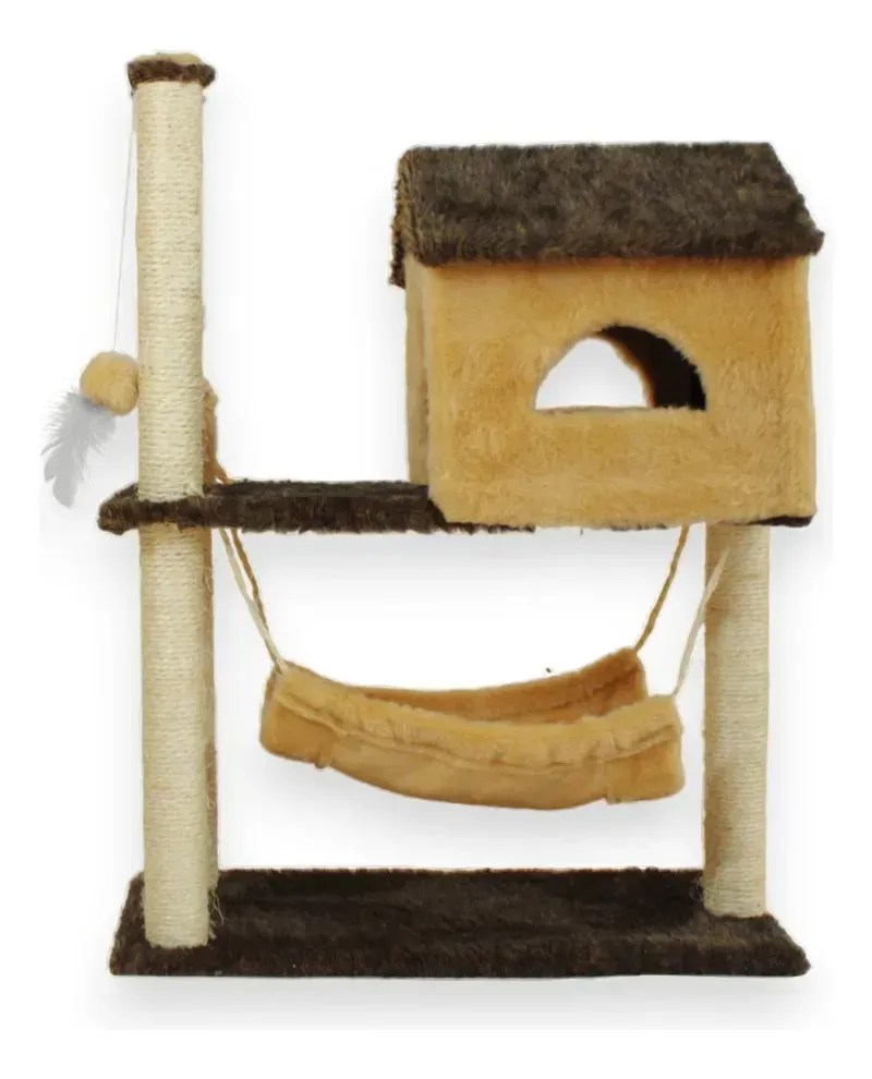 Casa com Arranhador Miu Pet