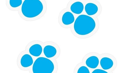 Adesivos Pegadas de Coelho Ouro Print