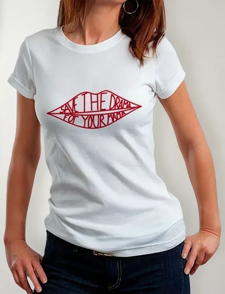 Camiseta Save The Drama For Your Mama Arcadegeek