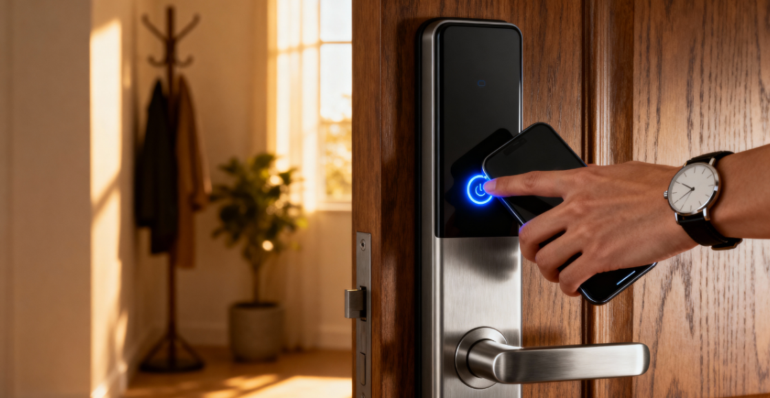 Abrir a porta sem chave passou a fazer parte da rotina de quem busca mais praticidade em casa
